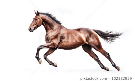 白底馬棕色 白底馬棕色 102382939