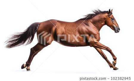 白底馬棕色 白底馬棕色 102382945