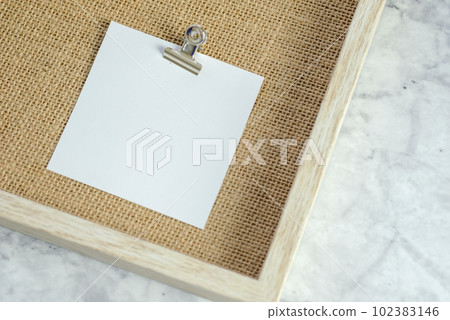 Blank white paper Mock up for design. 102383146