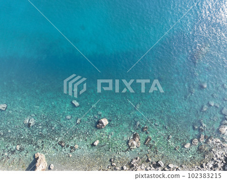 從上面看到的海岸 從上面看到的海岸 102383215