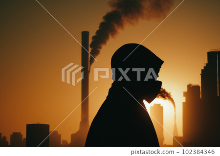 The problem of humanity and the planet earth pollution, urban smog, ecology, exhaust fumes, waste. Global warming. Dirty air, carbon dioxide oxygen. Environmental degradation. The problem of humanity and the planet earth pollution, urban smog, ecology, exhaust fumes, waste. Global warming. Dirty air, carbon dioxide oxygen. Environmental degradation. 102384346