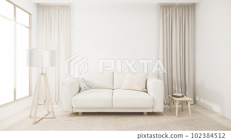 sofa armchair minimalist design muji style.3D rendering sofa armchair minimalist design muji style.3D rendering 102384512