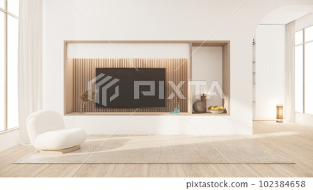 sofa armchair minimalist design muji style.3D rendering 102384658