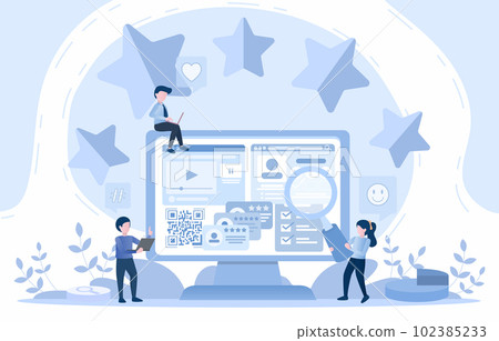 Online customer positive review. Analysis of suggestions for improvement. Online customer positive review. Analysis of suggestions for improvement. 102385233
