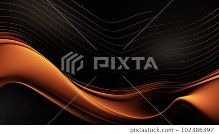 Black orange professional background with waves Black orange professional background with waves 102386397