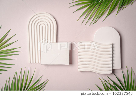 Decorative plaster podiums 102387543