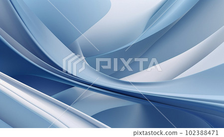 abstract background in the form of blue and white waves 102388471