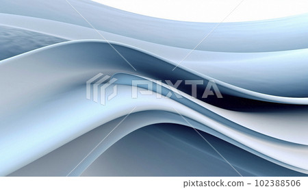 abstract background in the form of blue and white waves abstract background in the form of blue and white waves 102388506