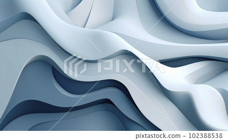 abstract background in the form of blue and white waves 102388538