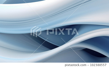 abstract background in the form of blue and white waves abstract background in the form of blue and white waves 102388557