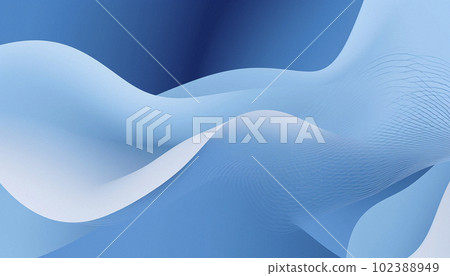 abstract background in the form of blue and white waves abstract background in the form of blue and white waves 102388949