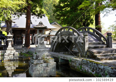福島縣白川市岡島太鼓橋白川鹿島神社 102389419