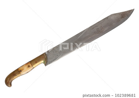 Retro vintage hunting knife 102389681