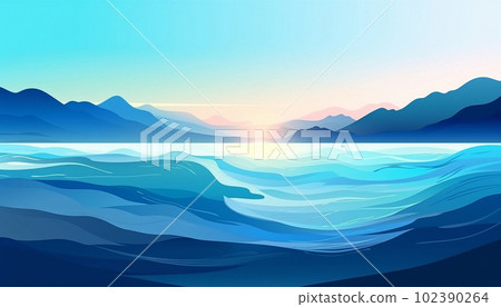 summer beach background with blue sea summer beach background with blue sea 102390264