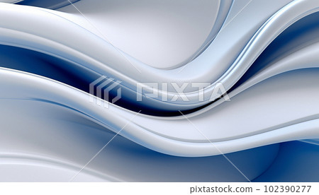 abstract background in the form of blue and white waves abstract background in the form of blue and white waves 102390277