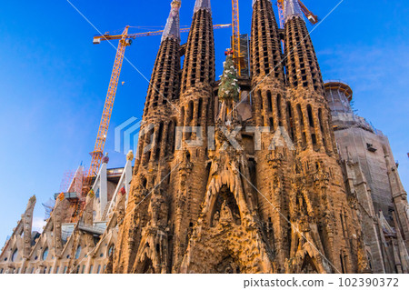 Sagrada Familia of sunrise (Spain - Barcelona) 102390372
