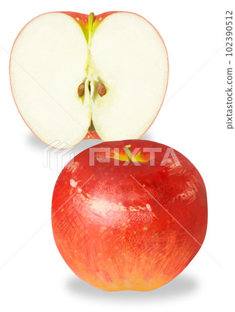 真實觸摸蘋果插畫 真實觸摸蘋果插畫 102390512