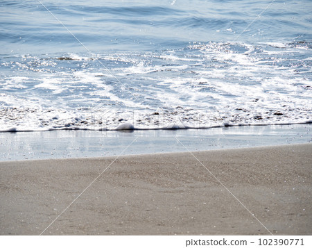 Calm waves of the blue sea. Calm waves of the blue sea. 102390771