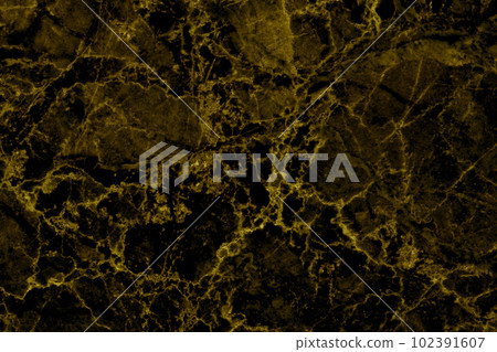 Black gold marble texture background with high resolution, top view of natural tiles stone floor in luxury seamless glitter pattern for interior decoration. 102391607