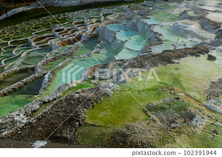 Image of thermal water in hungarian Egerszalok Image of thermal water in hungarian Egerszalok 102391944