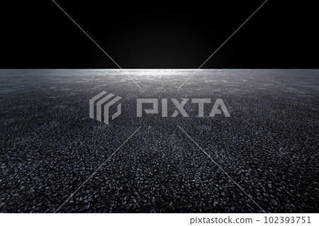 asphalt road on black background asphalt road on black background 102393751