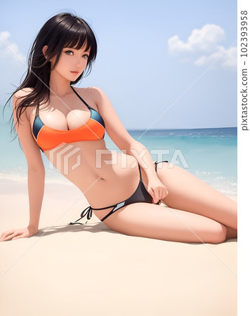 A swimsuit lady A swimsuit lady 102393958