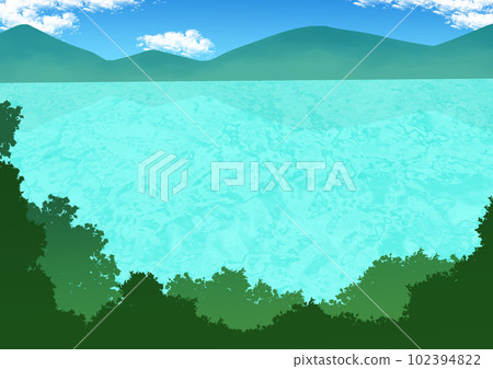 Lake on a sunny day 102394822
