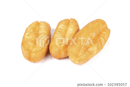 Youtiao Chinese Donut Stick isolated on white background 102395057