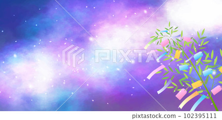 七夕銀河薩莎背景 102395111