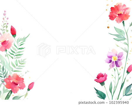 carnation, rose, mother's day, flower, frame, material, background, gift, thanks, present, 102395940
