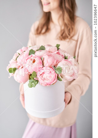 . Beautiful peony flower for catalog or online store. Floral shop concept . Beautiful fresh cut bouquet. Flowers delivery . Beautiful peony flower for catalog or online store. Floral shop concept . Beautiful fresh cut bouquet. Flowers delivery 102396647