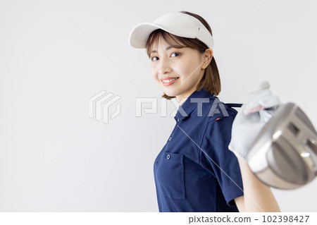 golf woman 102398427