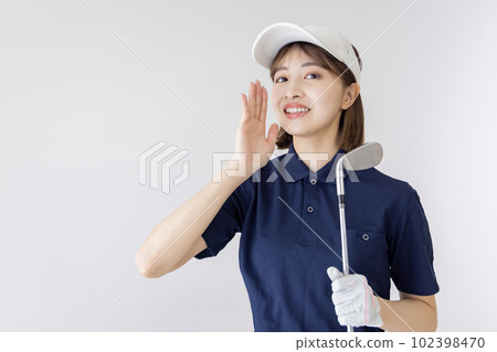 Golf women support Golf women support 102398470