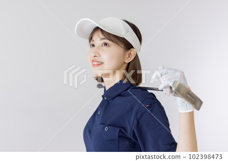 golf woman 102398473