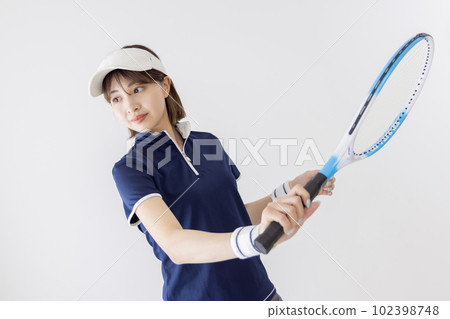 Tennis female backhand Tennis female backhand 102398748