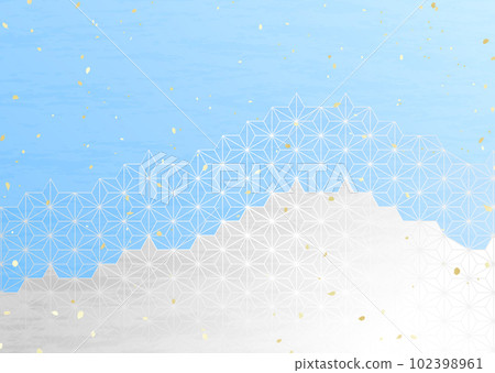 Refreshing and cool Japanese style pattern 102398961