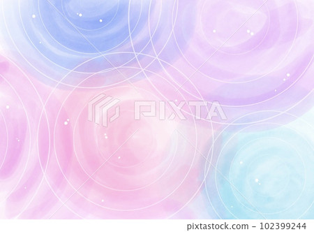 水彩畫的雨波紋 102399244