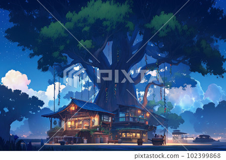 Giant camphor tree 102399868