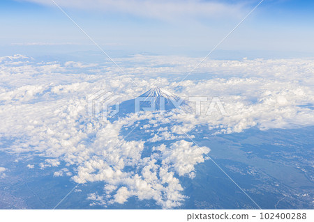 從空中看富士山 102400288