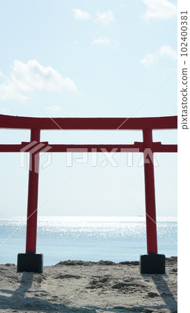 Torii at Shirahama shrine Torii at Shirahama shrine 102400381