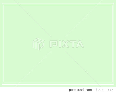 Simple background material of green pastel color white frame 102400742