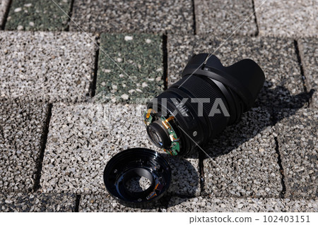 掉在路上壞了的標準變焦鏡頭 掉在路上壞了的標準變焦鏡頭 102403151