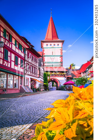 Gengenbach, Germany. Beautiful small city in Schwarzwald, Baden-Wurtemberg. 102403265