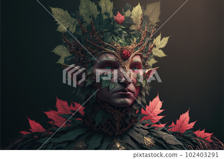 elf, costume, vector 102403291