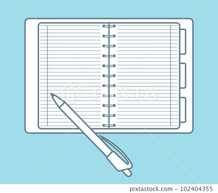Stationery School Education Lined notebook Pen Stationery School Education Lined notebook Pen 102404355