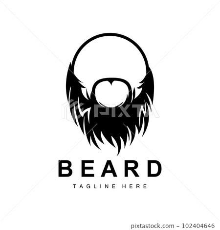 Beard Logo, Vector Barbershop, Design For Male Appearance, Barber, Hair, Fashion 102404646