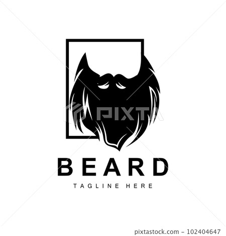 Beard Logo, Vector Barbershop, Design For Male Appearance, Barber, Hair, Fashion 102404647
