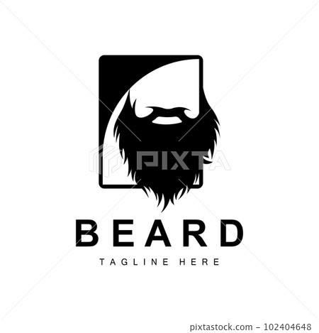 Beard Logo, Vector Barbershop, Design For Male Appearance, Barber, Hair, Fashion 102404648