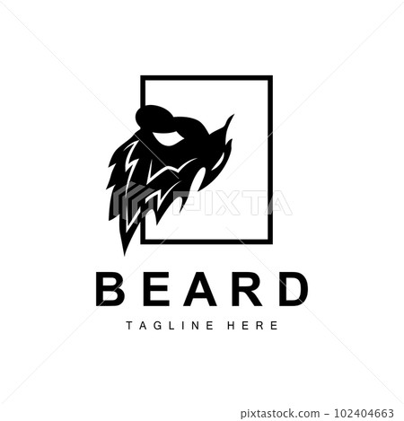 Beard Logo, Vector Barbershop, Design For Male Appearance, Barber, Hair, Fashion Beard Logo, Vector Barbershop, Design For Male Appearance, Barber, Hair, Fashion 102404663