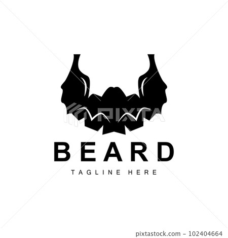 Beard Logo, Vector Barbershop, Design For Male Appearance, Barber, Hair, Fashion Beard Logo, Vector Barbershop, Design For Male Appearance, Barber, Hair, Fashion 102404664